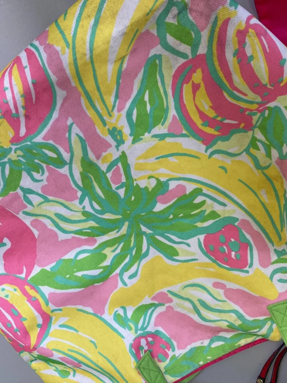 Lilly Pulitzer Beach Bag Pool Bag with Zipper Pouch
